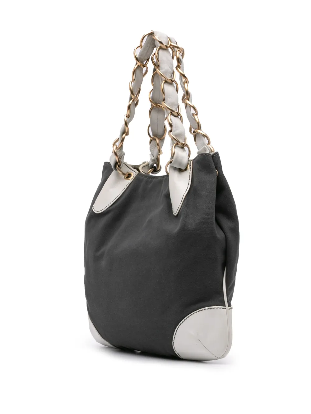 CHANEL Pre-Owned 2003-2004 CC Canvas Olsen tote bag | Pre-Owned | Image 2