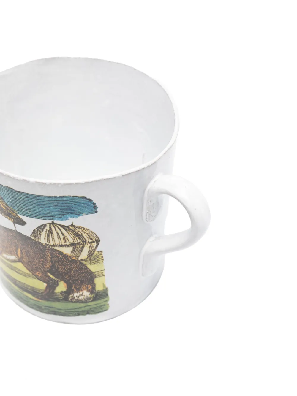  Astier De Villatte Large Fox Mug - White 