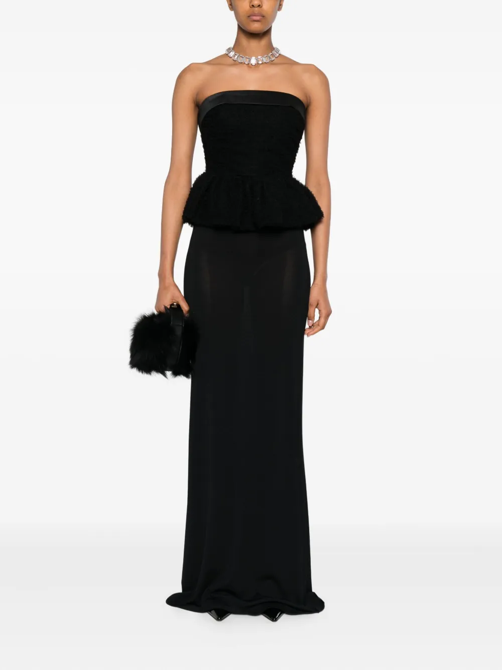 Viktor & Rolf tulle ruffle strapless top | Blouses | Image 2