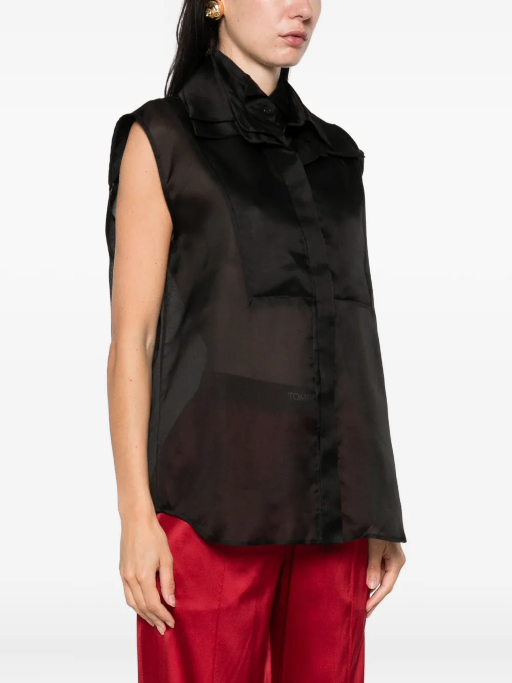 Viktor & Rolf Ärmelloses Hemd Im Layering-look In Black