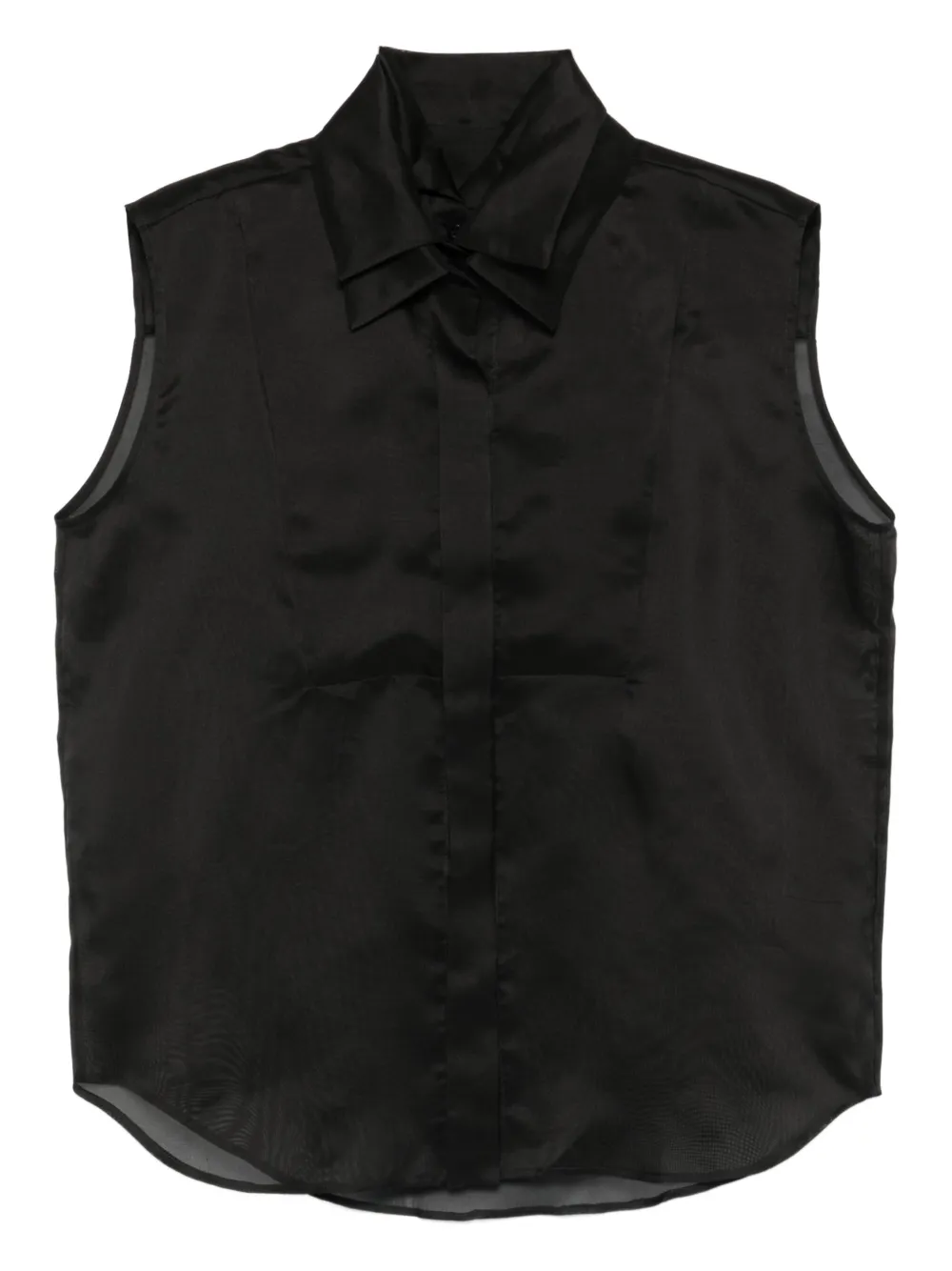Viktor & Rolf Ärmelloses Hemd Im Layering-look In Black