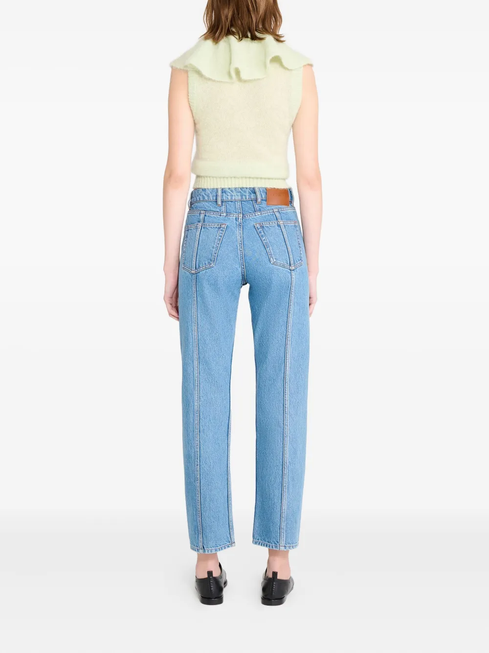 Viktor & Rolf Five-pocket Panelled Jeans In Blue