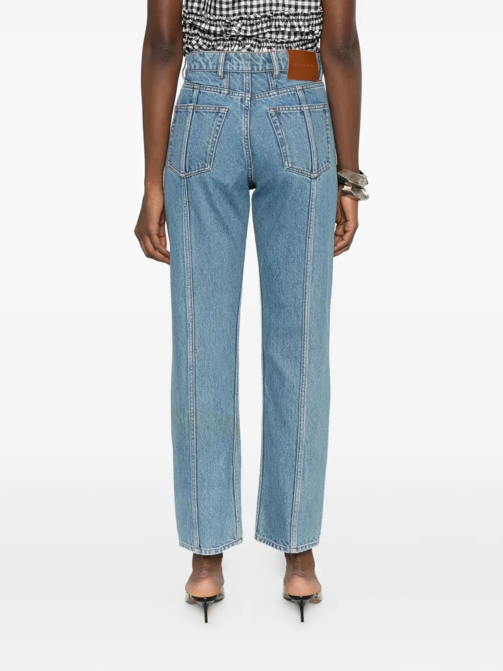 Viktor & Rolf Jeans met vijf zakken en vlakken Blauw