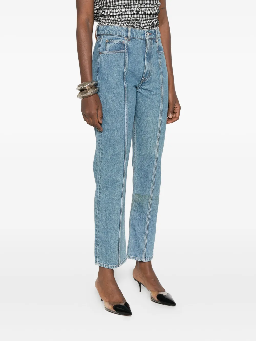 Viktor & Rolf Jeans met vijf zakken en vlakken Blauw