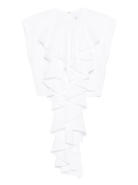 Viktor & Rolf Jabot ruffle top