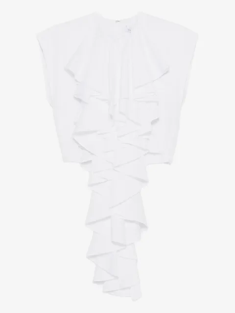 Viktor & Rolf Jabot ruffle top