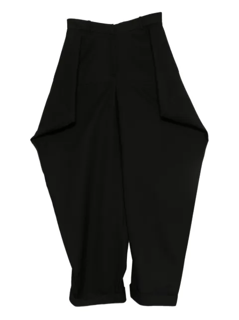 Viktor & Rolf pantalon en laine à design plissé