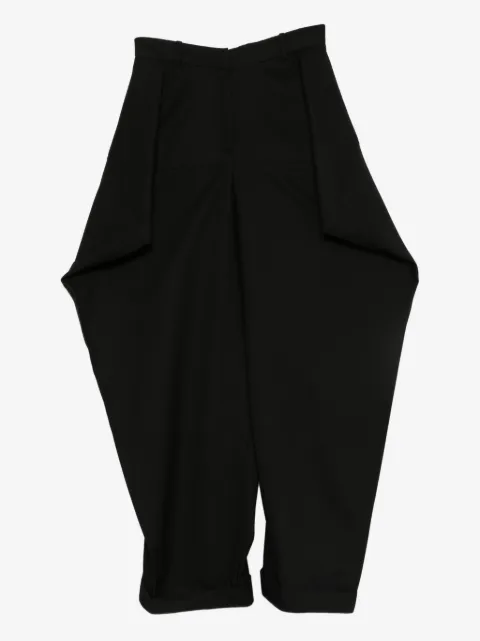 Viktor & Rolf triangle pleated wool trousers