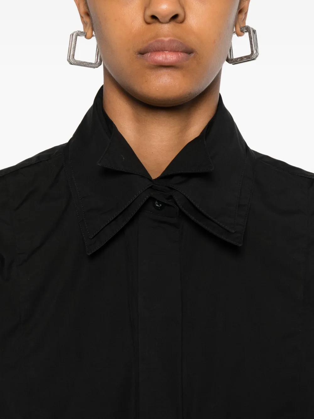 Viktor & Rolf Blouse met gelaagde kraag 99000 BLACK