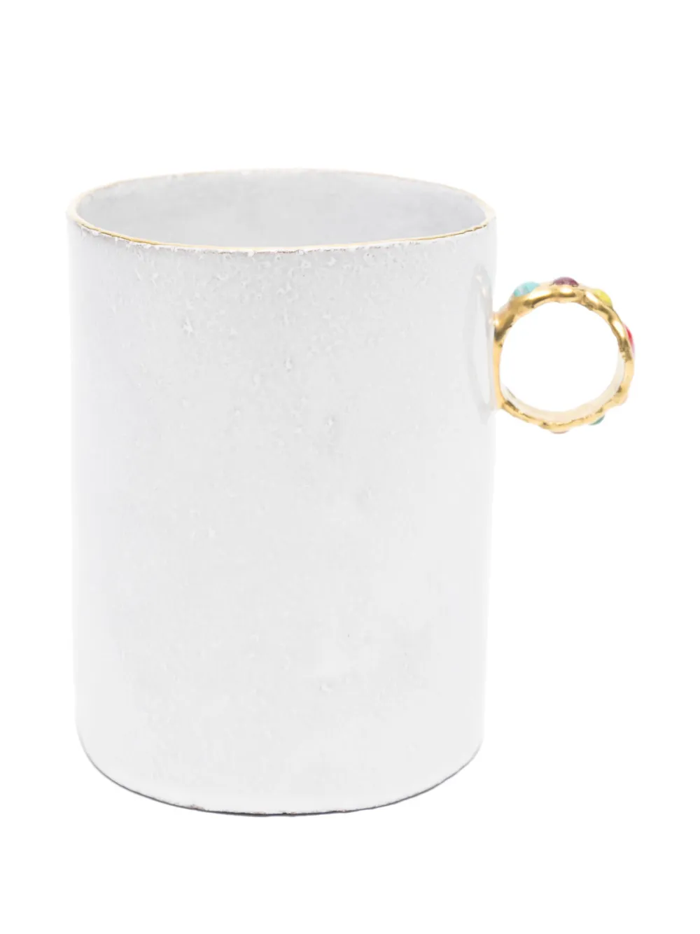 Astier De Villatte x Serena Carone リングカップ - ホワイト Astier De Villatte x Serena Carone リングカップ - ホワイト