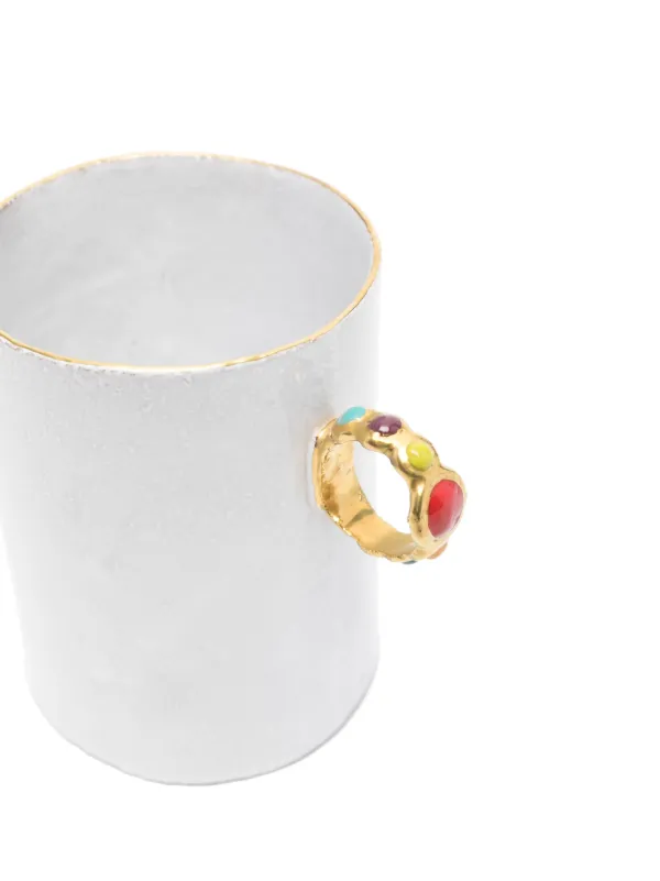 Astier De Villatte x Serena Carone Ring Cup | White | FARFETCH