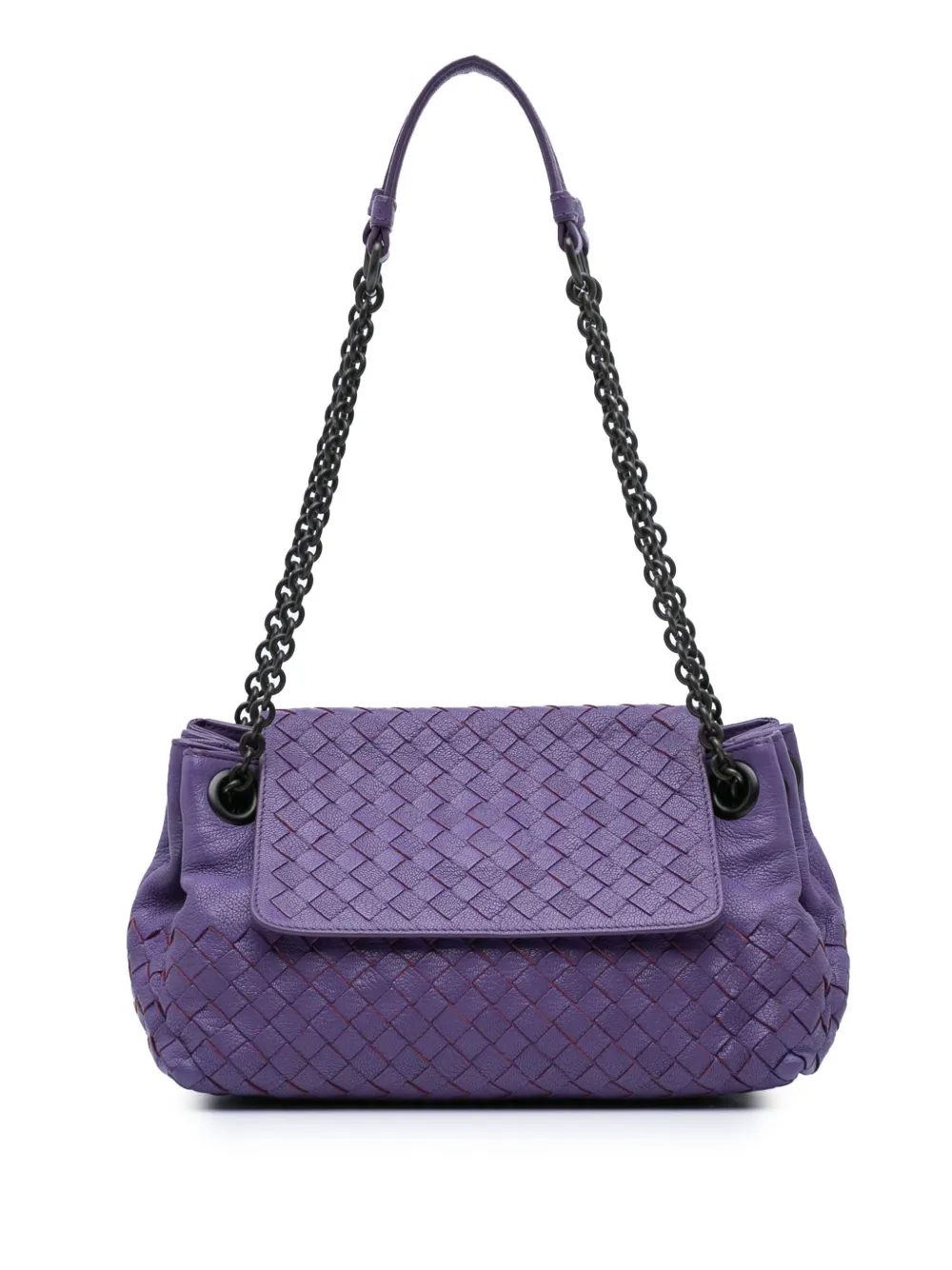 Bottega Veneta Pre-Owned 2012-2024 スモール マドラス ゴートスキン イントレチャート ショルダーバッグ Bottega Veneta Pre-Owned 2012-2024 スモール マドラス ゴートスキン イントレチャート ショルダーバッグ