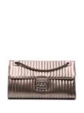CHANEL Pre-Owned 2012 Vertical Quilted Patent Maharaja Express Flap shoulder bag - Brown