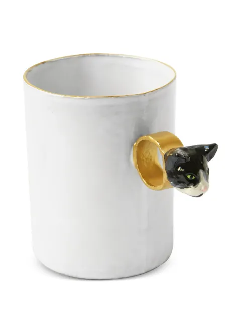 Astier De Villatte x Serena Carone Cat Ring mug (9.5cm)