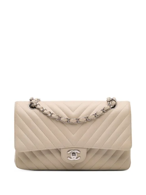 CHANEL Pre-Owned 2021 Medium Classic Chevron Lambskin Double Flap shoulder bag