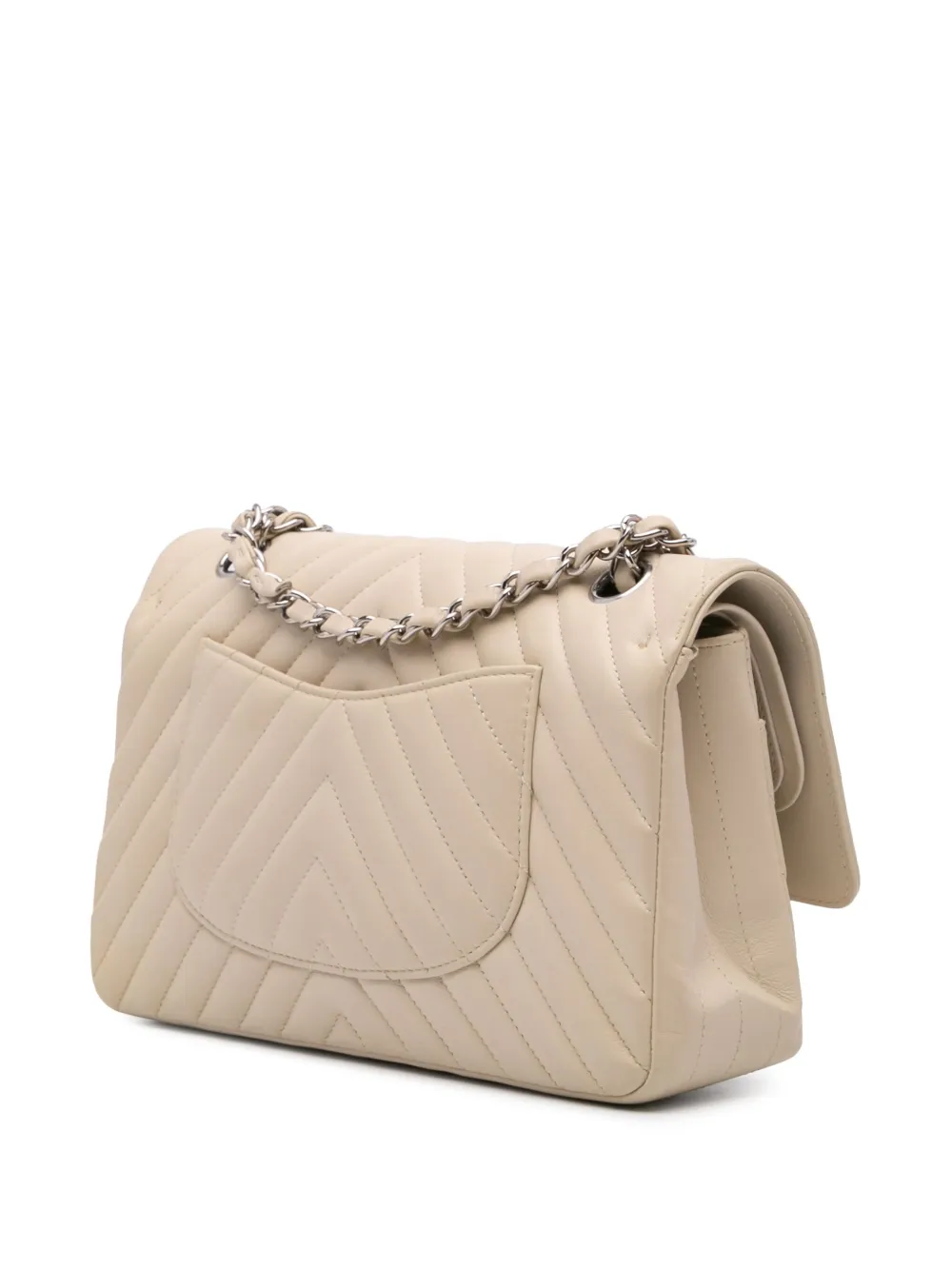 CHANEL Pre-Owned 2021 Medium Classic Chevron Lambskin Double Flap shoulder bag | Pre-Owned | Image 2