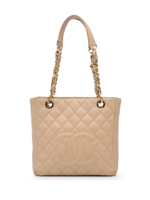 CHANEL Pre-Owned 2011 Caviar Petite Shopping tote bag