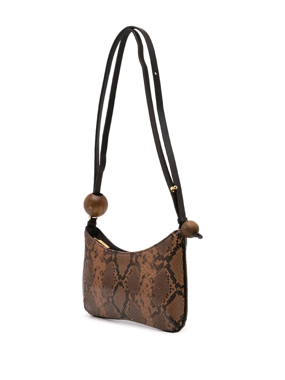 Jacquemus Pre-Owned 2023-2024 Python Embossed Le Bisou Perle shoulder bag | Bags | Image 2