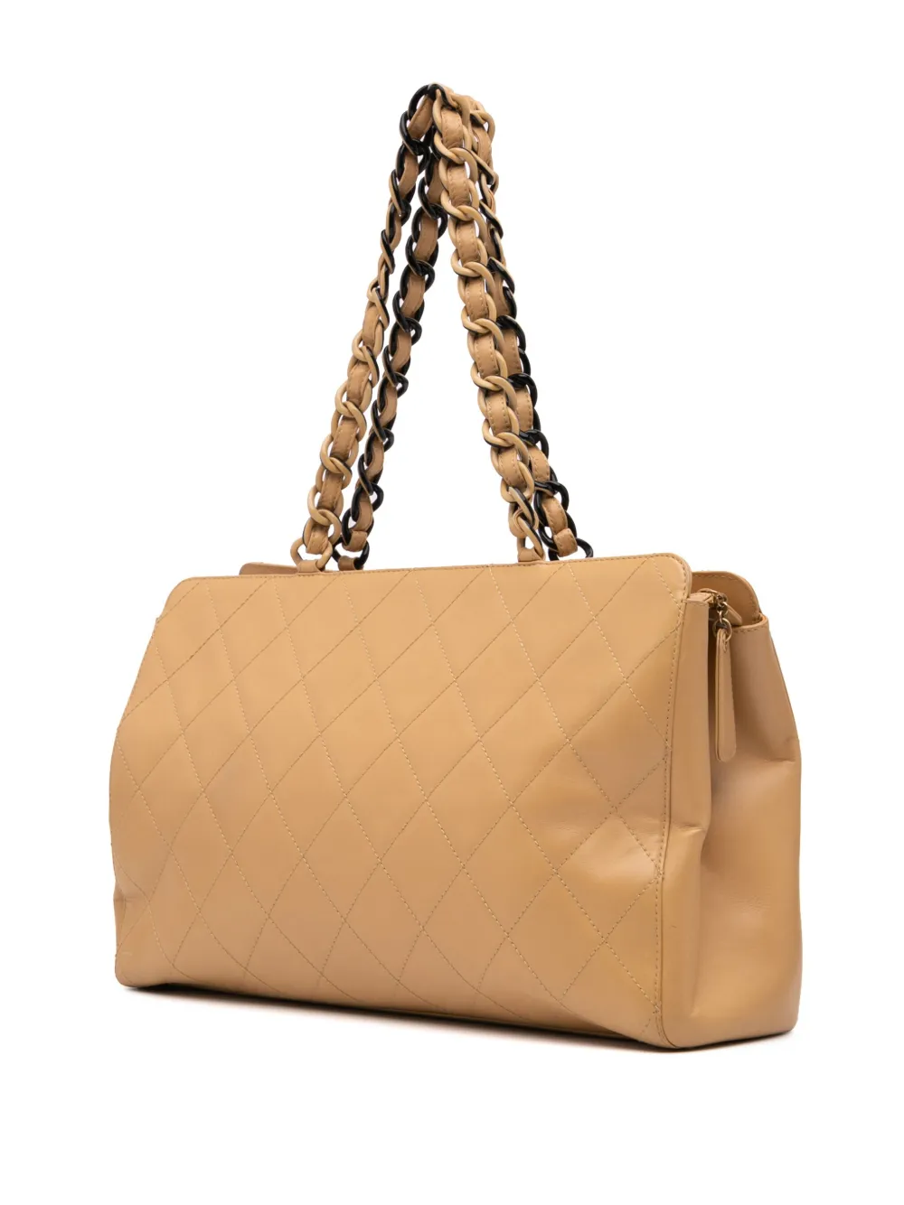 CHANEL Pre-Owned 2000-2002 CC Quilted Lambskin Chain shoulder bag | Pre-Owned | Image 2