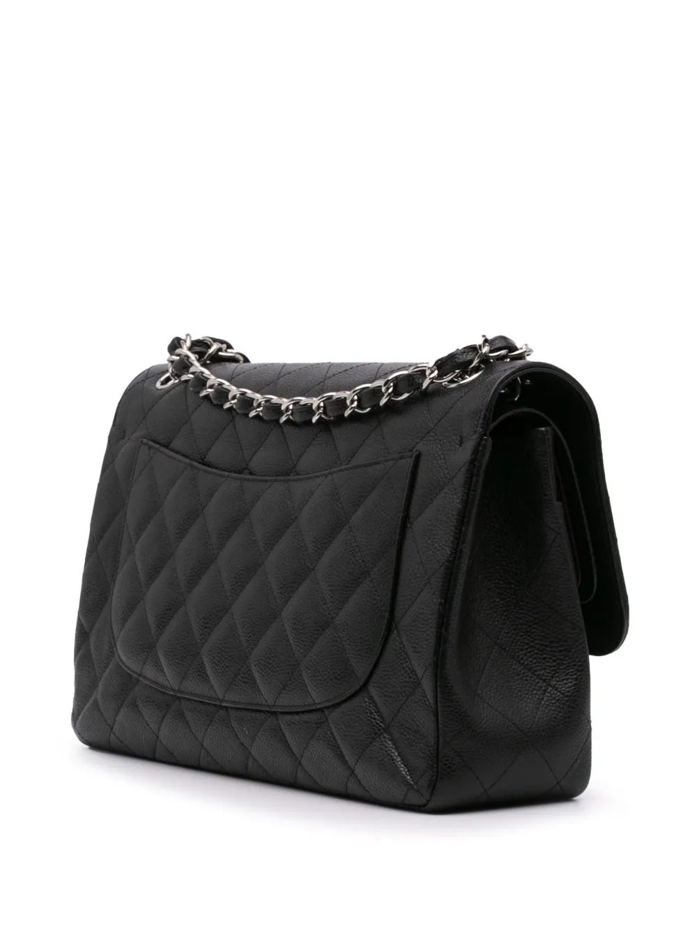 CHANEL Pre-Owned 2012 Jumbo Classic Caviar Double Flap shoulder bag | Pre-Owned | Image 2