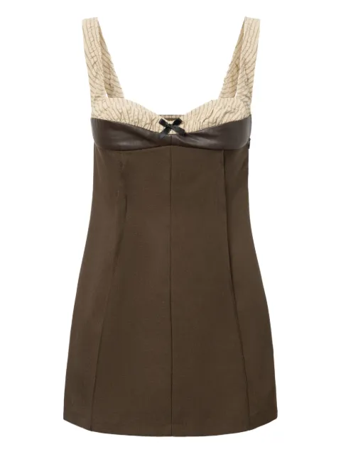 Elena Velez balconette corset mini dress