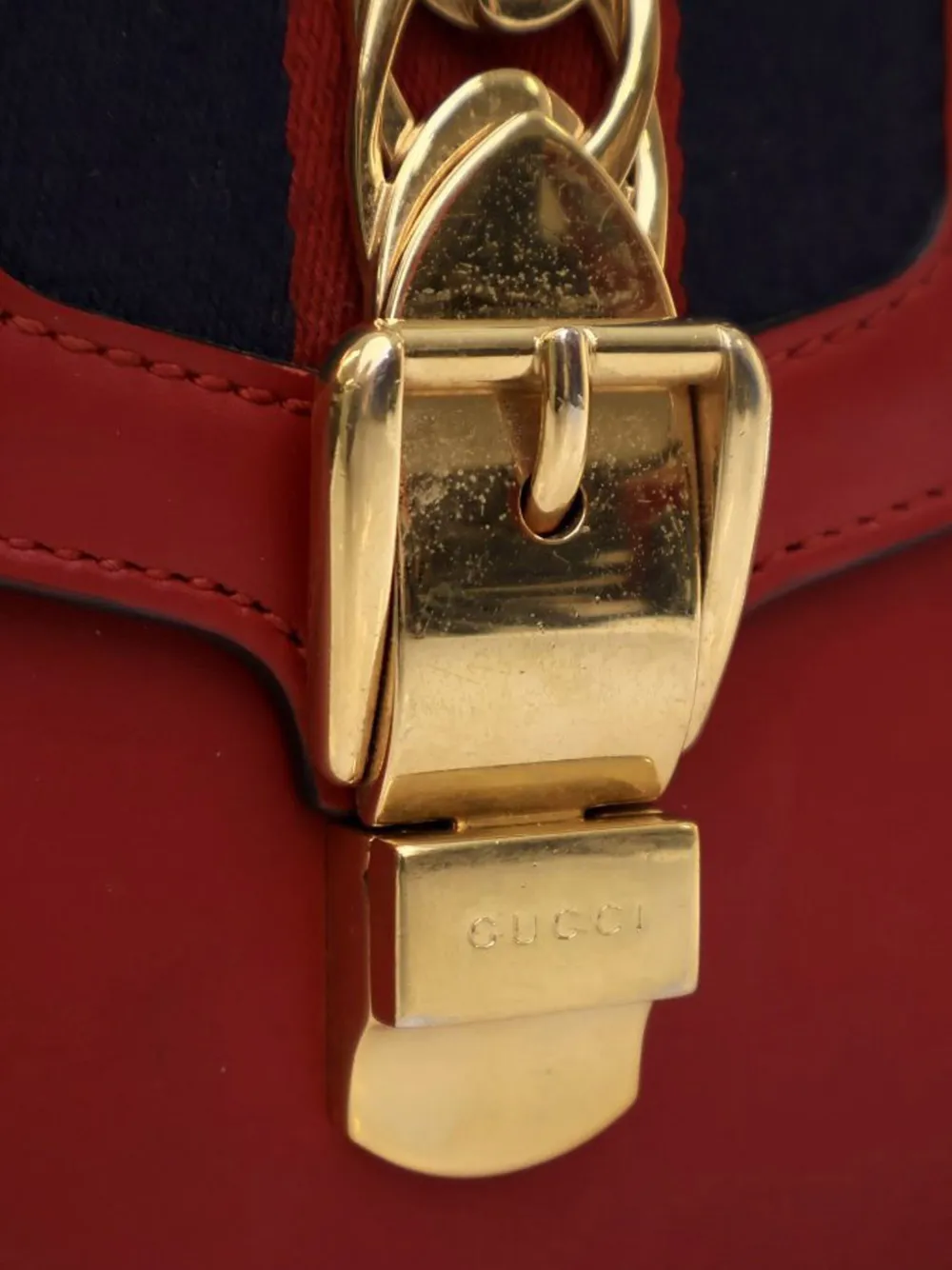 Gucci Pre-Owned Borsa a tracolla Sylvie in pelle 2016-2024 | Image 5