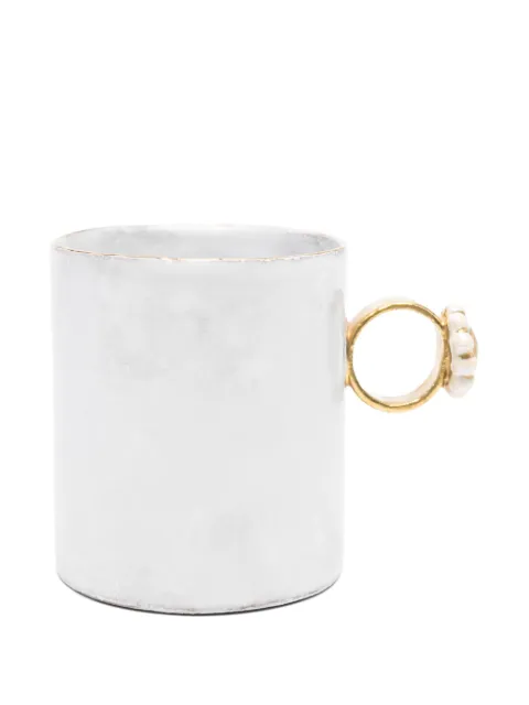 Astier De Villatte Iridescent Blue Ring mug 