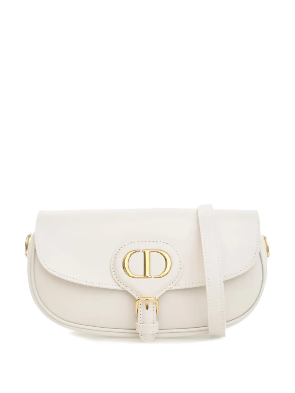 Christian Dior Pre-Owned 2022 レザー イーストウエスト ボビー ショルダーバッグ - ホワイト Christian Dior Pre-Owned 2022 レザー イーストウエスト ボビー ショルダーバッグ - ホワイト