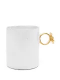 Astier De Villatte x Serena Carone Four-Leaf Clover Ring mug - White
