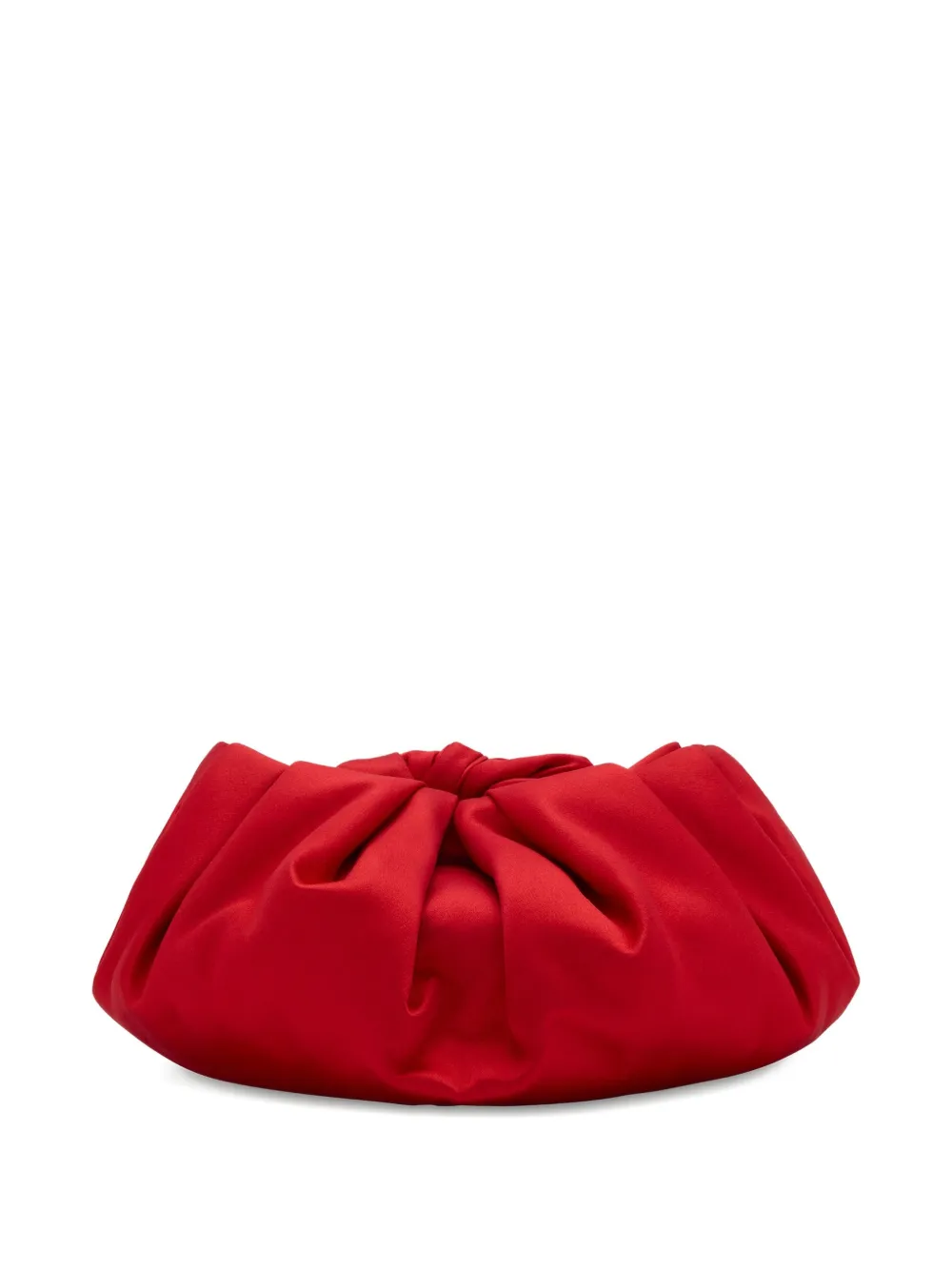Oscar de la Renta Satijnen clutch - Rood