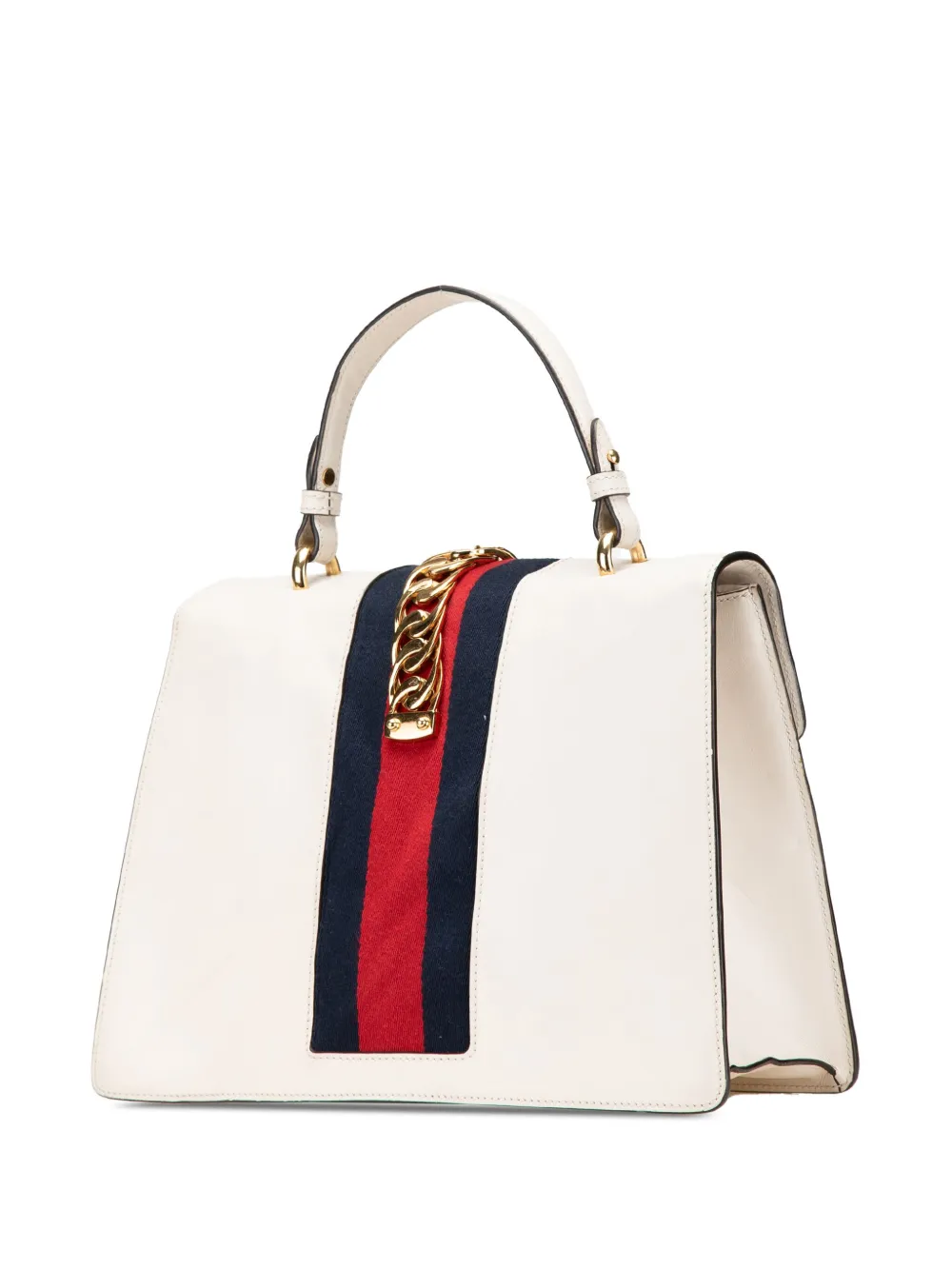 Gucci Pre-Owned 2000-2015 Medium Leather Sylvie Top Handle Bag satchel | Pre-Owned | Image 2