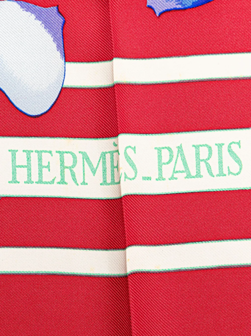 Hermès Pre-Owned mascada Roseraie de seda del siglo XX | Image 2