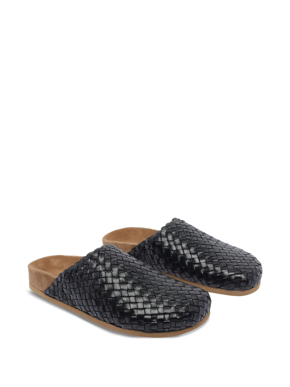 Dragon Diffusion Leather Mules In Black