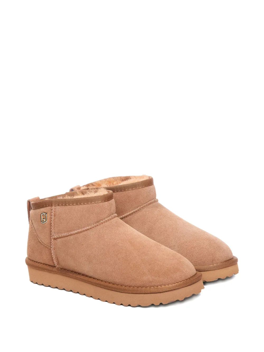 LIU JO logo-plaque boots Brown