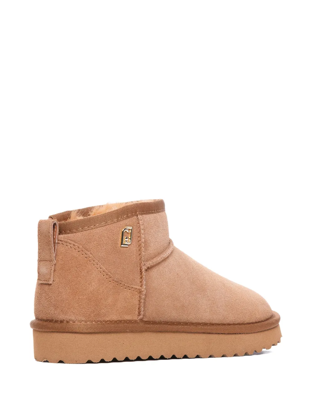 LIU JO logo-plaque boots Brown