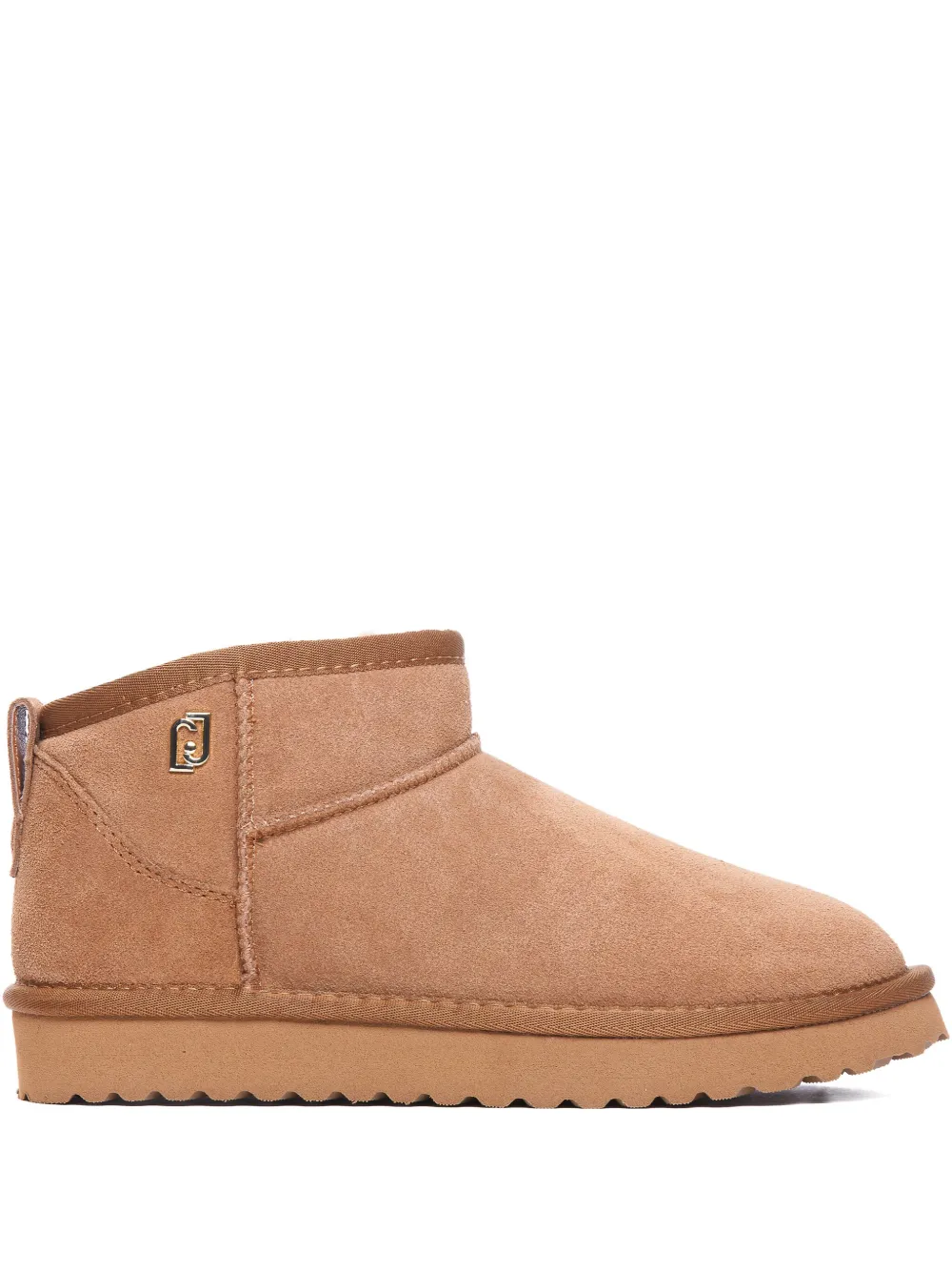 LIU JO logo-plaque boots Brown