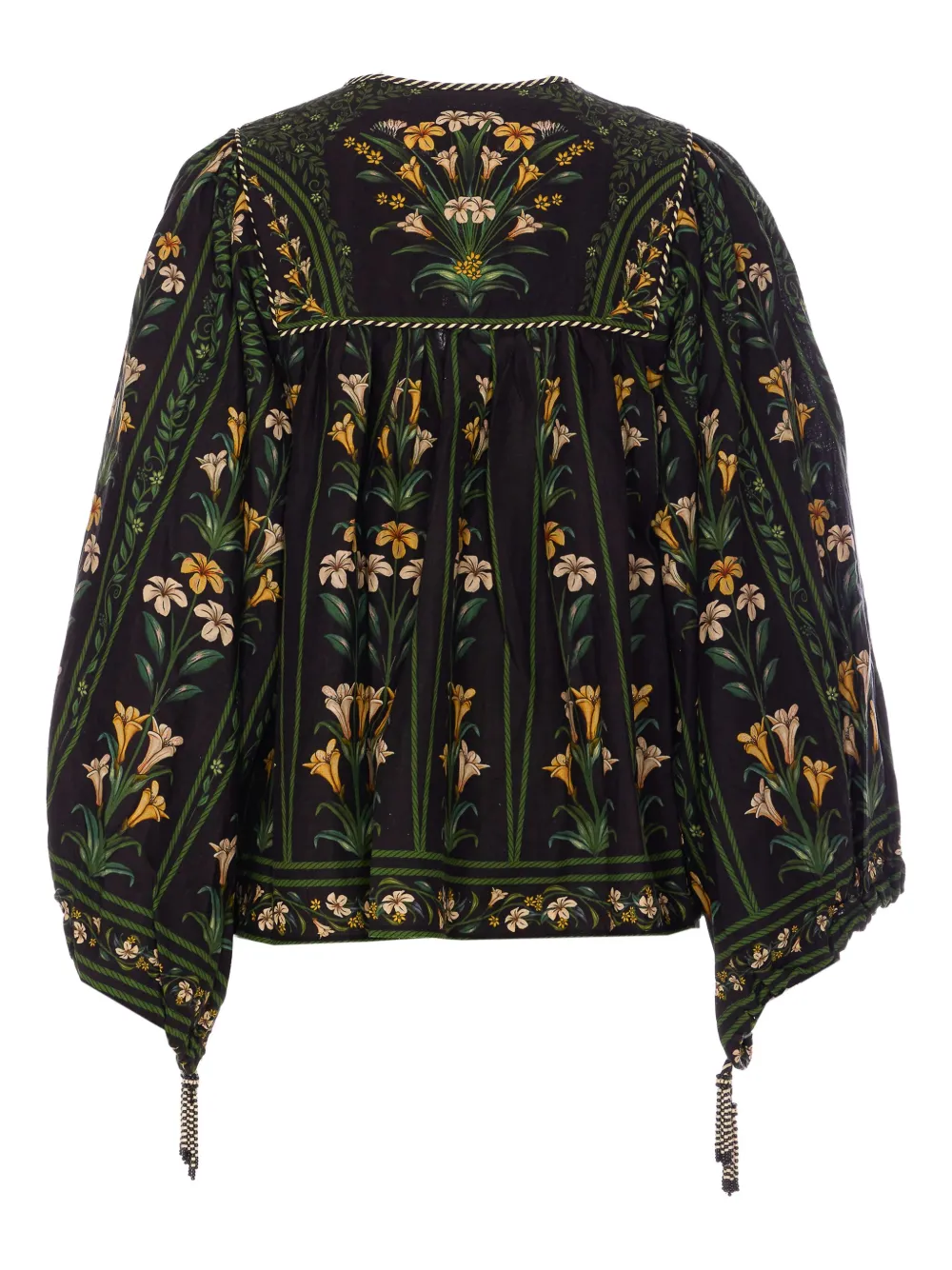 FARM Rio Flowers Arch blouse - Zwart