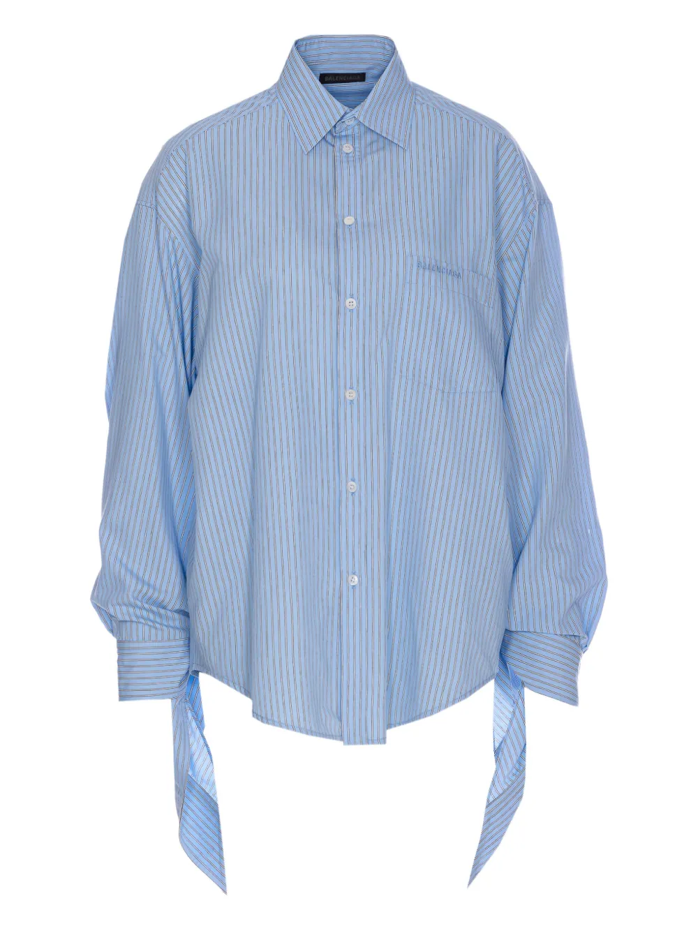 Balenciaga poplin shirt - Blue