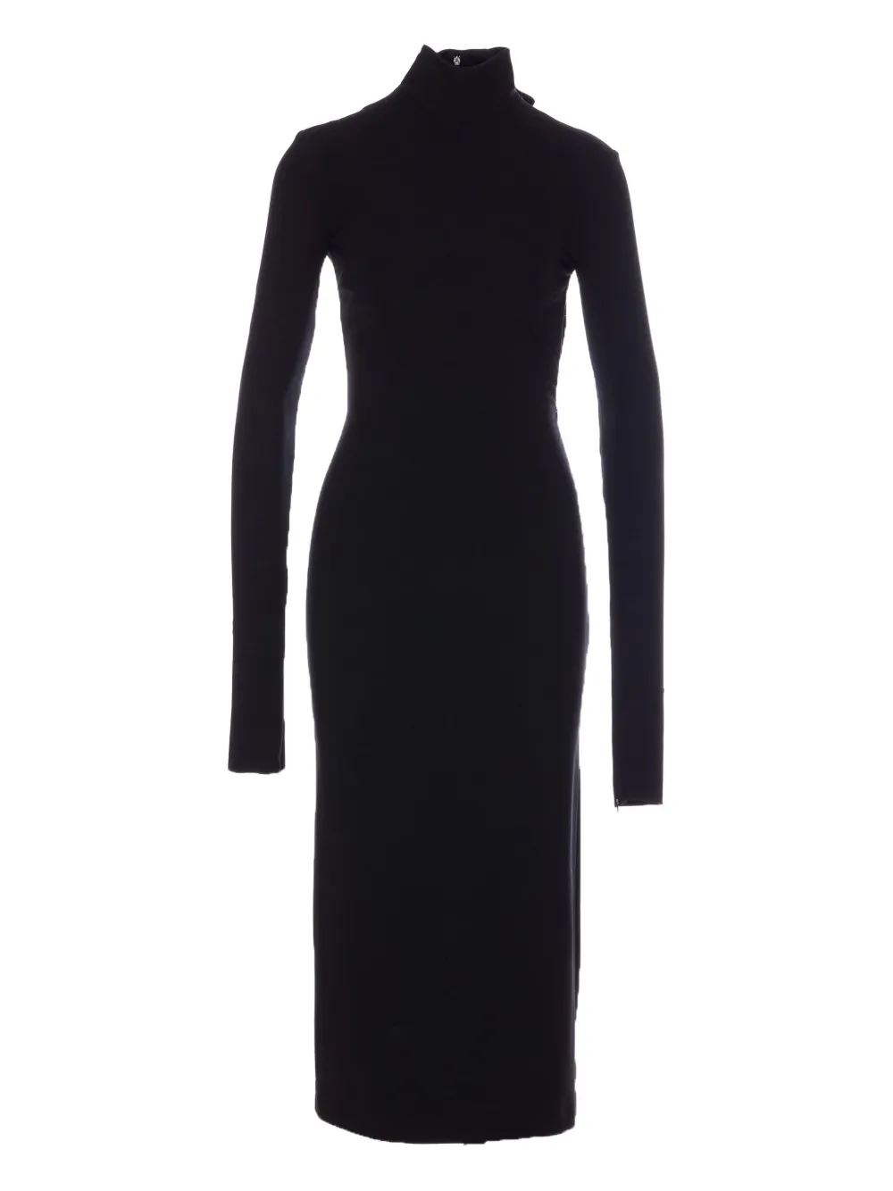 Balenciaga Jurk met hoge hals Zwart