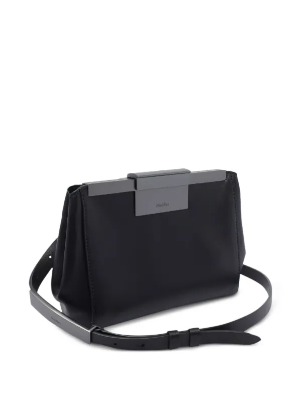 Max Mara Leather Belt Bag | Black | FARFETCH BH