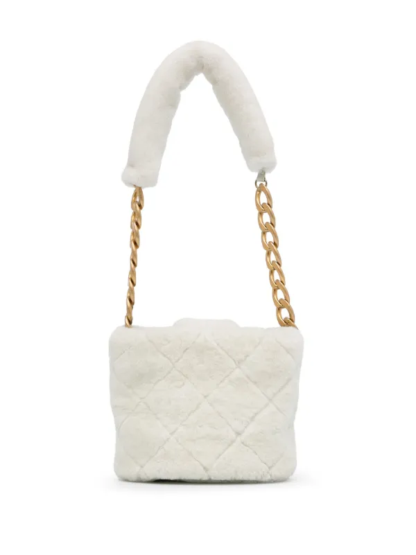 Fur Shoulder Fur Bags 2020 CHANEL Pre-Owned 2020 Shearling CC