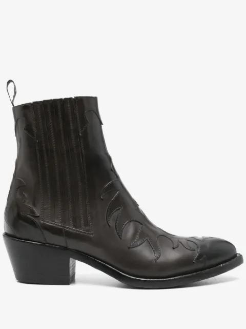Sartore leather cowboy boots 