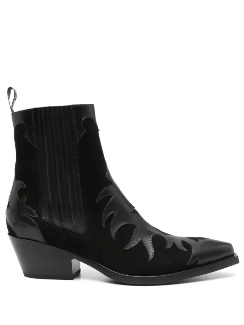 Sartore 50mm leather ankle boots