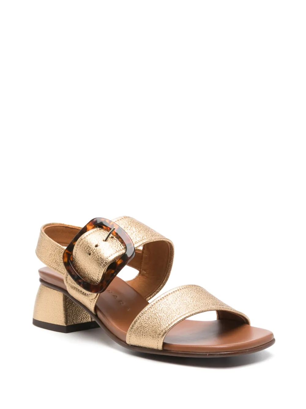 Chie Mihara 40mm Quanda sandals Gold