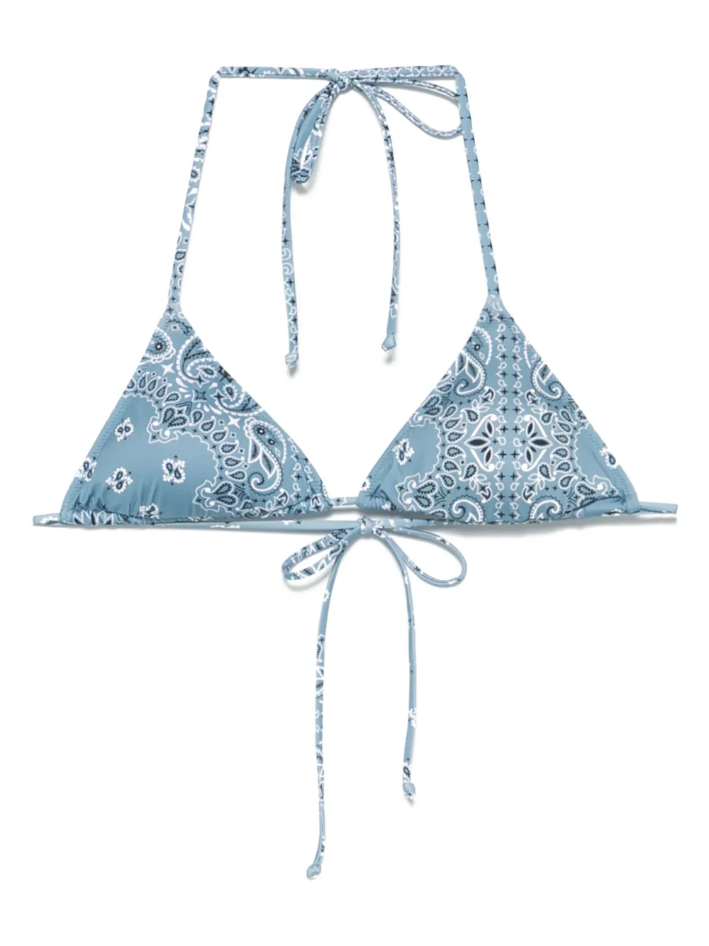 MC2 Saint Barth Bikinitop met paisley-print Blauw