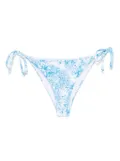 Sundek floral-print bikini bottoms - Blue