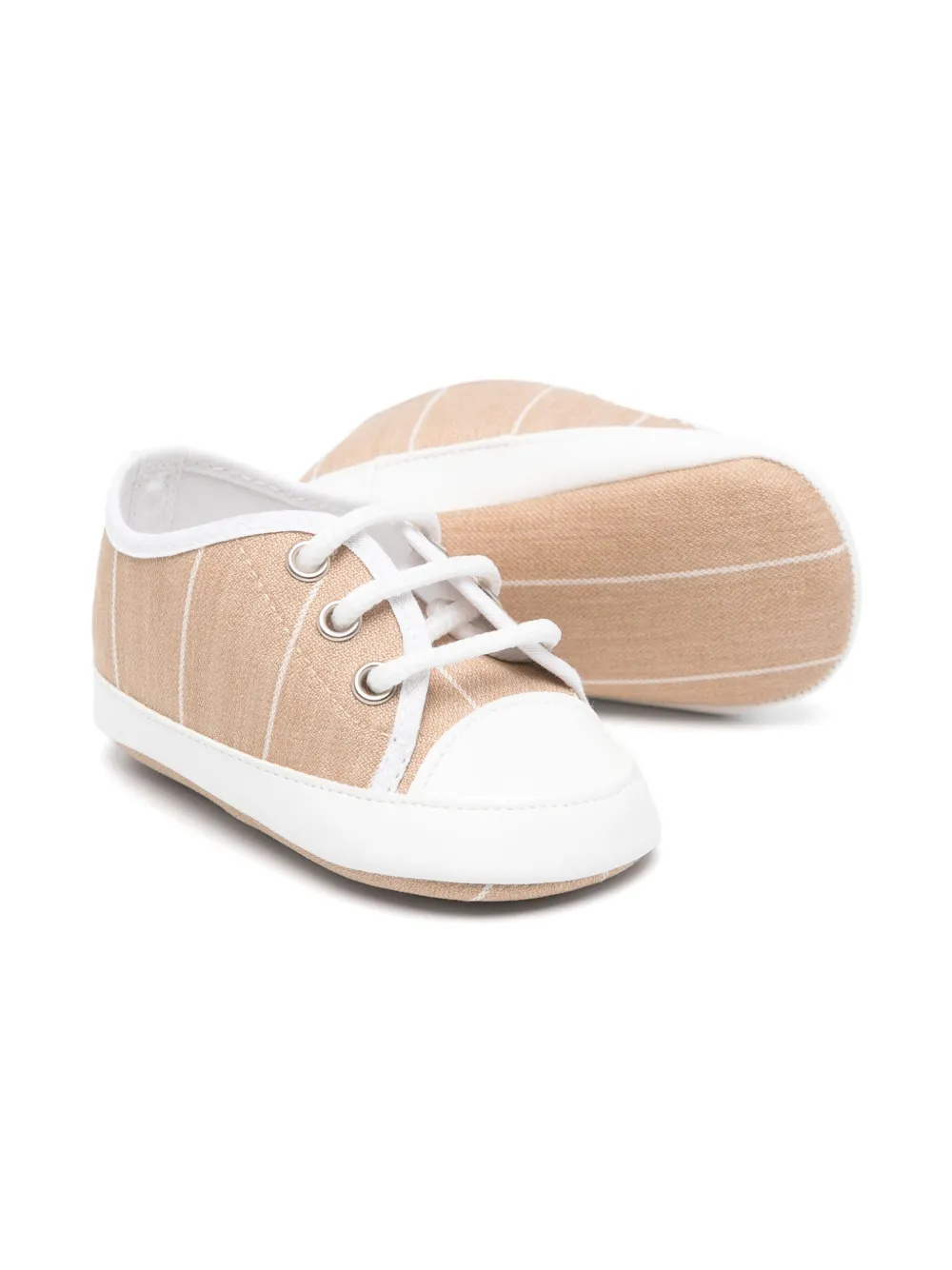 Colorichiari striped pre-walkers Brown