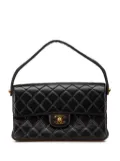 CHANEL Pre-Owned 1994-1996 Quilted Lambskin Double Sided Flap handbag - Black