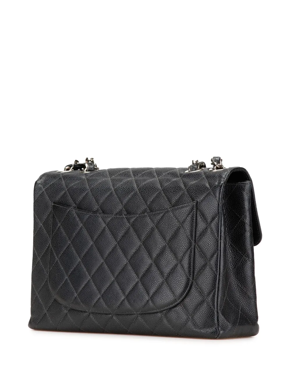 CHANEL Pre-Owned 2000-2002 Jumbo Quilted Caviar Single Flap shoulder bag | Pre-Owned | Image 2