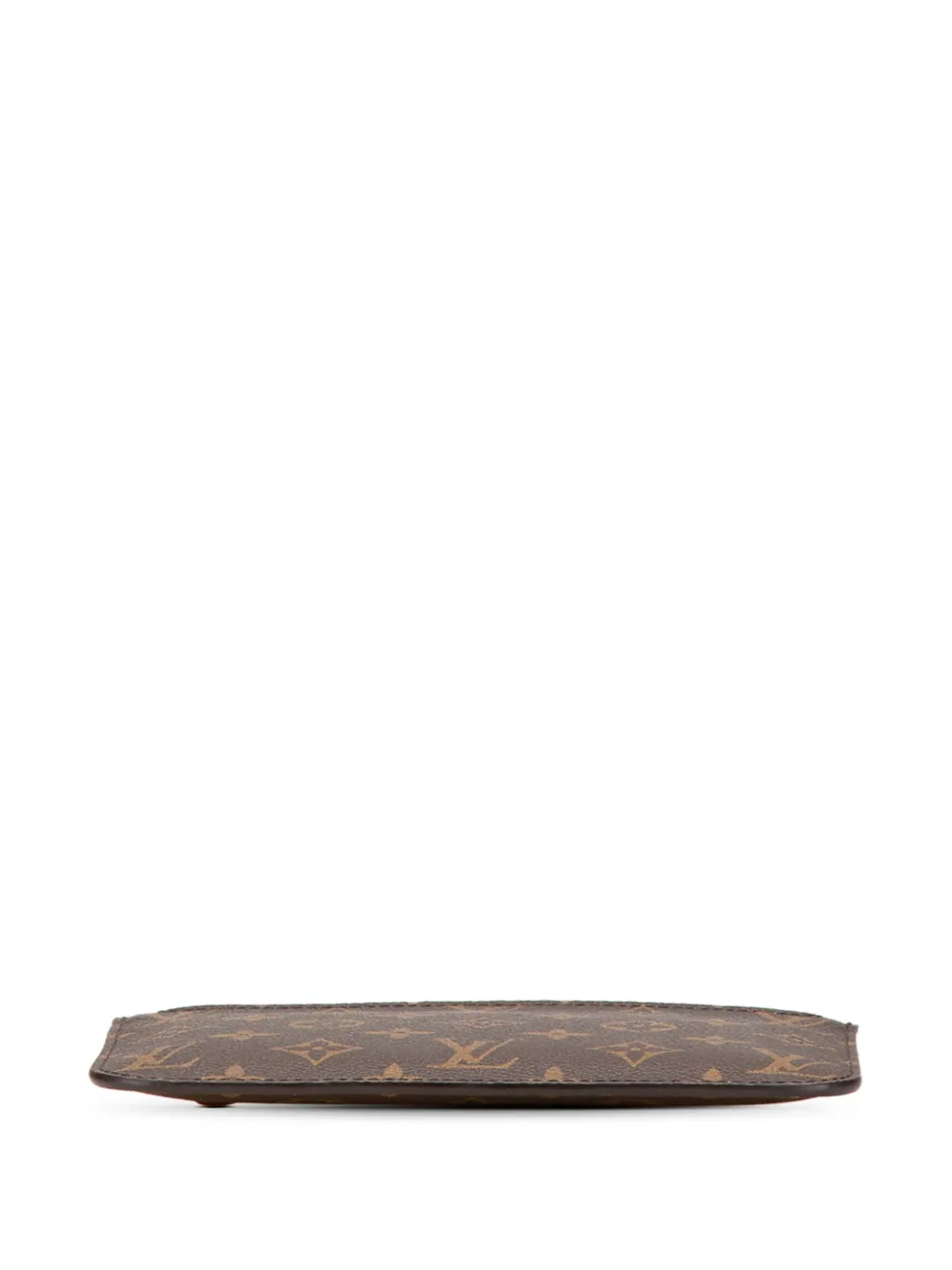 Pre-owned Louis Vuitton 2020 Monogram Neverfull Pouch In Brown